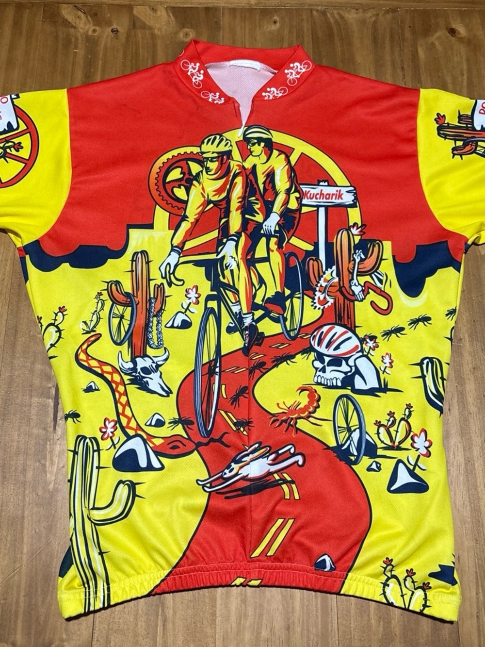 Kucharik Cycling Jersey, tag cut